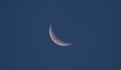 Obraz na płótnie Canvas Crescente moon in the sky