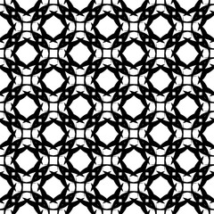 Obraz premium Black pattern on white background. Seamless pattern. Abstract.