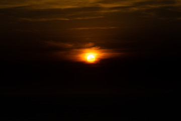Sunset sun