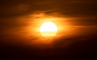 Sun and clouds