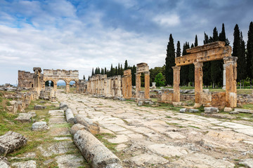 Hierapolis ancient city Pamukkale Turkey