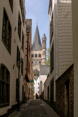 Obraz premium Gasse zum Groß St. Martin