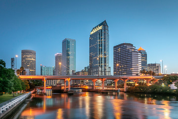 Skyline van Tampa Bay Florida