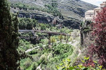 Precioso paisaje de la ciudad de Cuenca, Patrimonio de la Humanidad. Imagen.