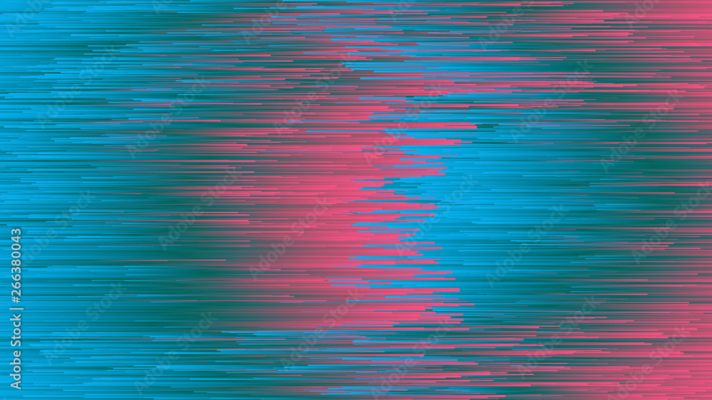 Poster digital glitch art abstract background in ultra high definition quality. dynamic stripes in movement
