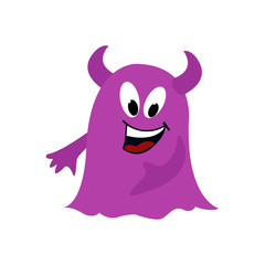 cute monsters on with white backgrounds