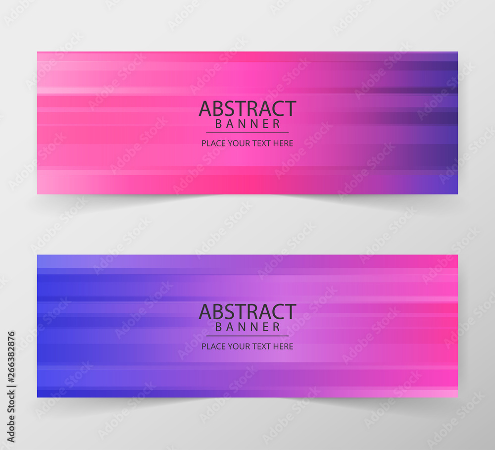 Wall mural abstract geometric web design banner template. annual report, design templates, future poster templa