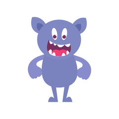 cute monsters on with white backgrounds