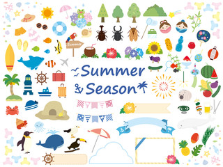 かわいい夏のイラスト素材集 © SENRYU