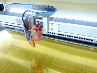 Laser trotec engraving plastic material
