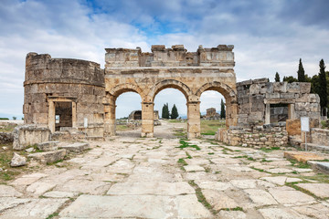Hierapolis ancient city Pamukkale Turkey