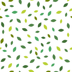Leaves Pattern. Floral seamless pattern for wrapping, fabric, paper and wallpaper. Endless Background.