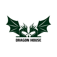 the logo of the dragon house
