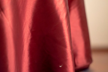 red silk background