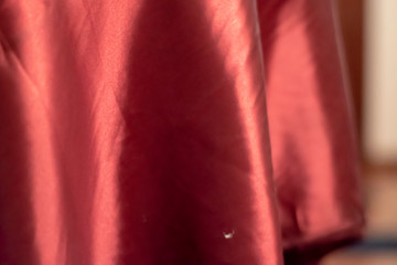 red silk background