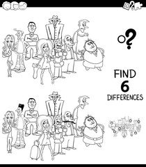 differences color book with people group