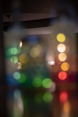 colorful city lights