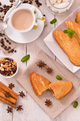 Florentines sweet puff pastries.