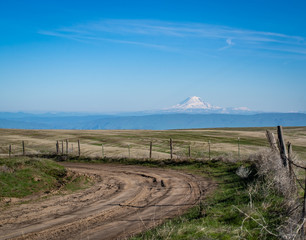 Mt Adams from the high desert of Oregon