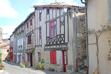 Street in Parthenay, France