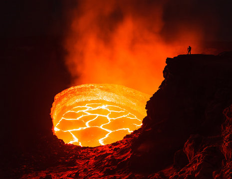 Volcano Crater Rim