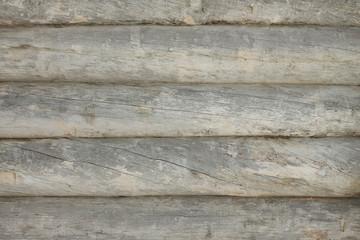  Old timber wall. Retro wooden surface. Horizontal structure.