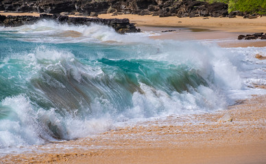 Crashing Waves on beach