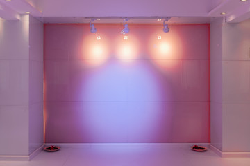 Empty dance practice room