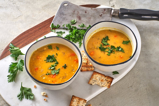 Vegan Organic Golden Split Pea Soup