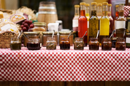 Range of quality products at a farmers market