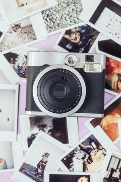 Polaroid camera and photos