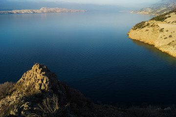 sunrise over teh adriatic in croatia