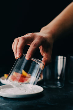 Rimming the glass