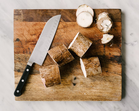 Sliced Yucca Root (Cassava)