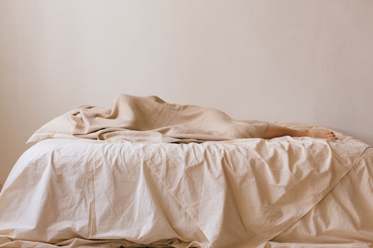 unknown  woman on the bed