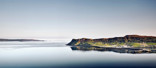 A remote coastal village, Scotland, UK