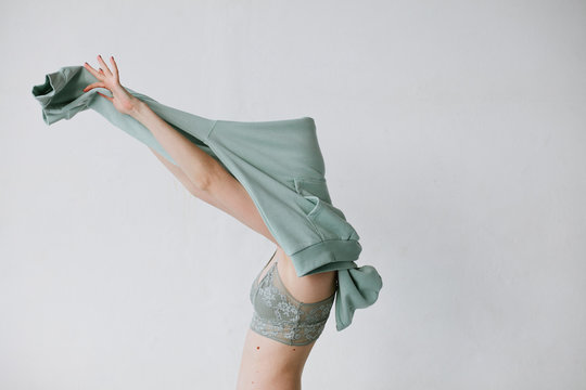 Woman undressed