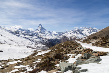 View of famous Matterhorn
