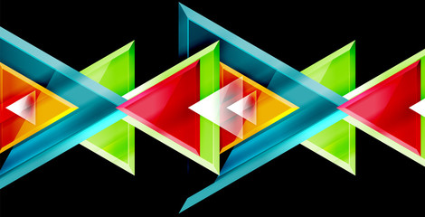 Triangle abstract background