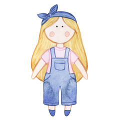 watercolor dolls