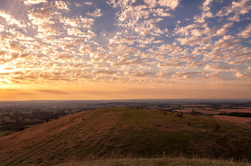 Sunset - view from Cley Hill - Warminster - Wiltshire