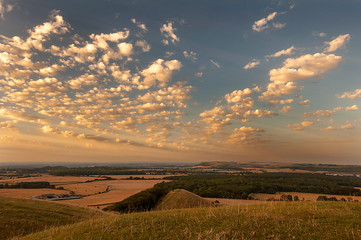Sunset - view from Cley Hill - Warminster - Wiltshire