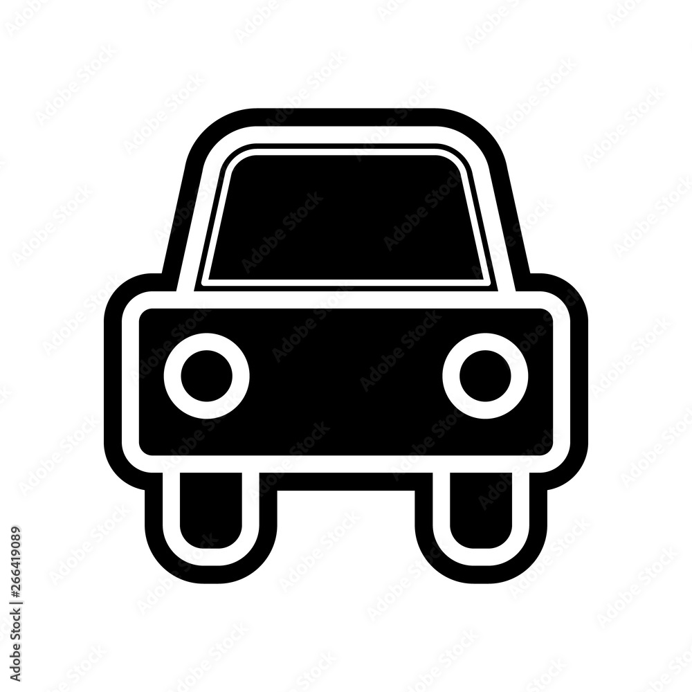 Aufkleber car icon. element of navigation for mobile concept and web apps icon. glyph, flat icon for website d