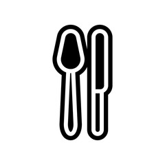 restaurant sign icon. Element of navigation for mobile concept and web apps icon. Glyph, flat icon for website design and development, app development