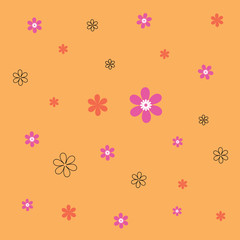 Beautiful flowers, floral background