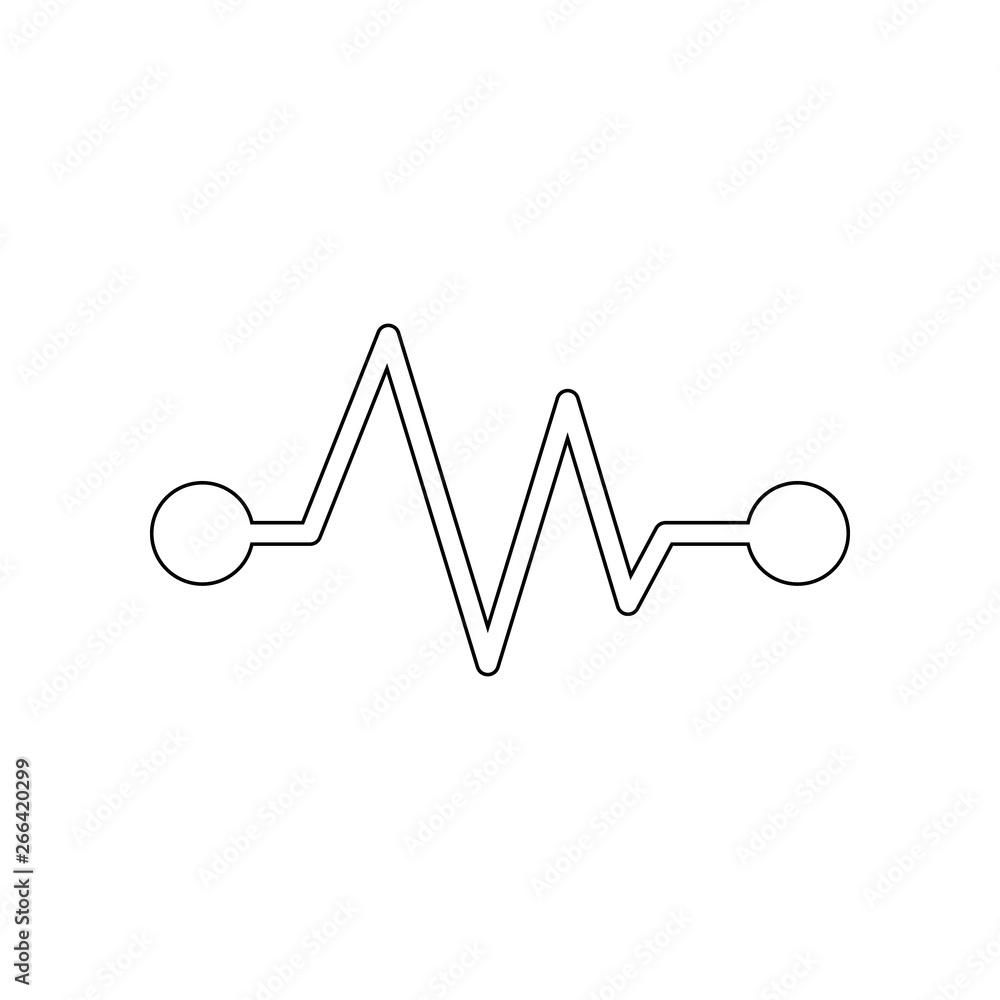 Aufkleber electricity icon. element of web for mobile concept and web apps icon. outline, thin line icon for w