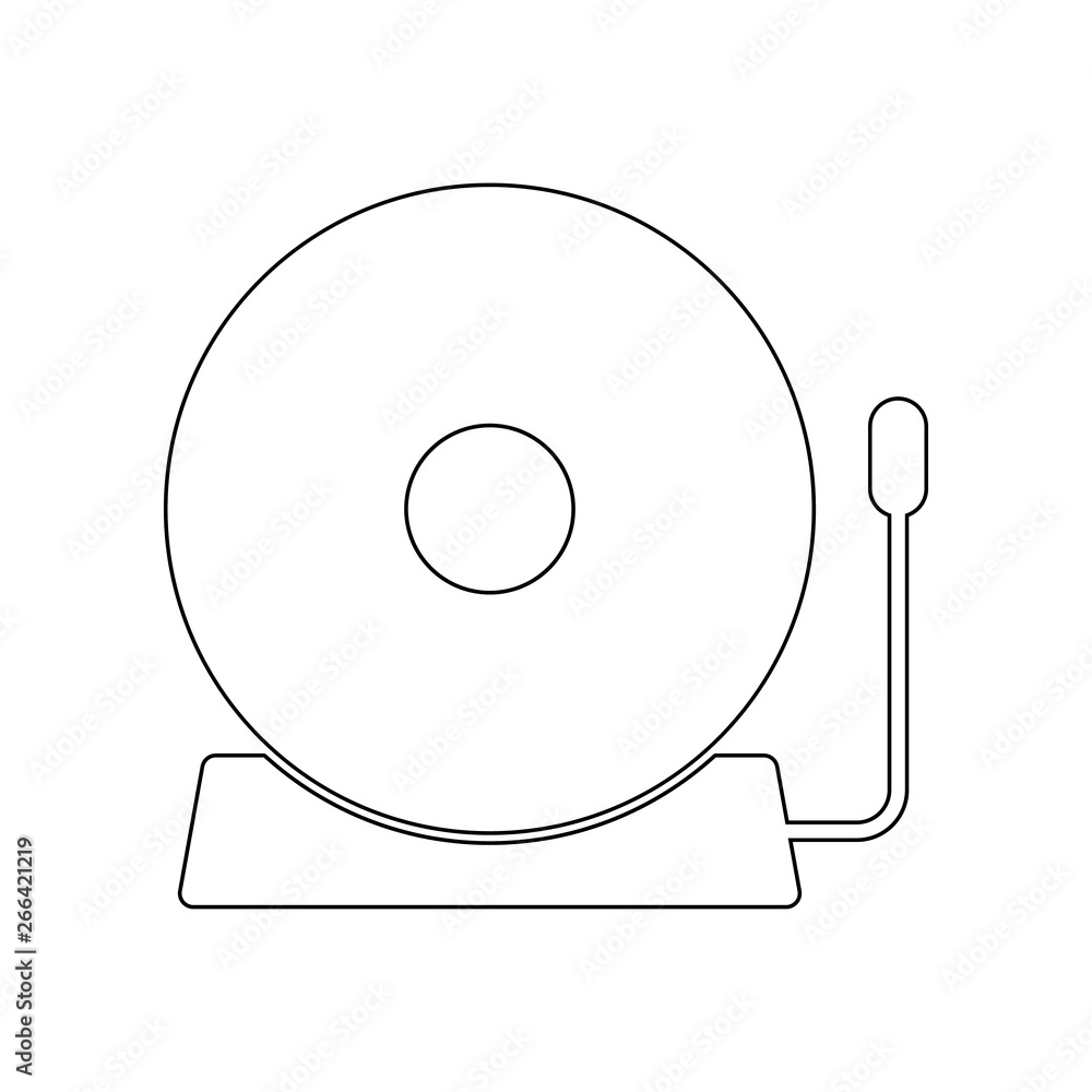 Poster alert icon. element of web for mobile concept and web apps icon. outline, thin line icon for website