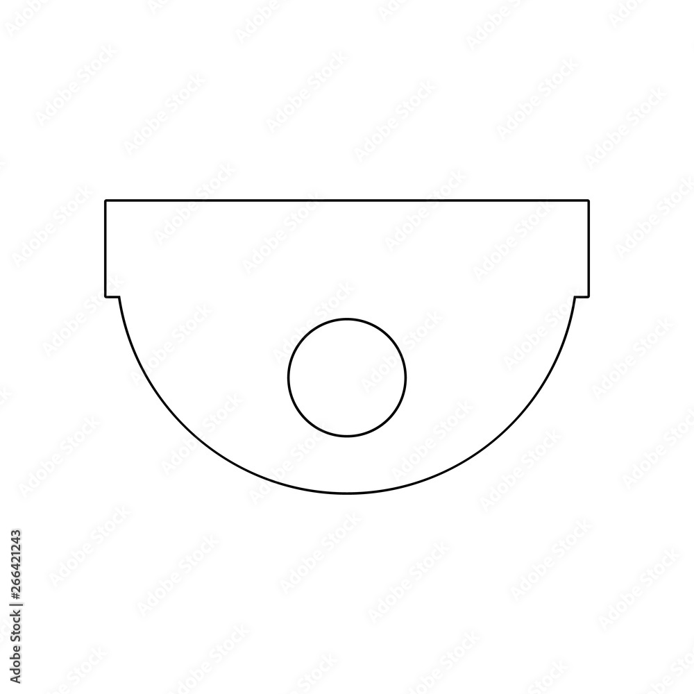 Aufkleber Surveillance Camera icon. Element of web for mobile concept and web apps icon. Outline, thin line icon for website design and development, app development