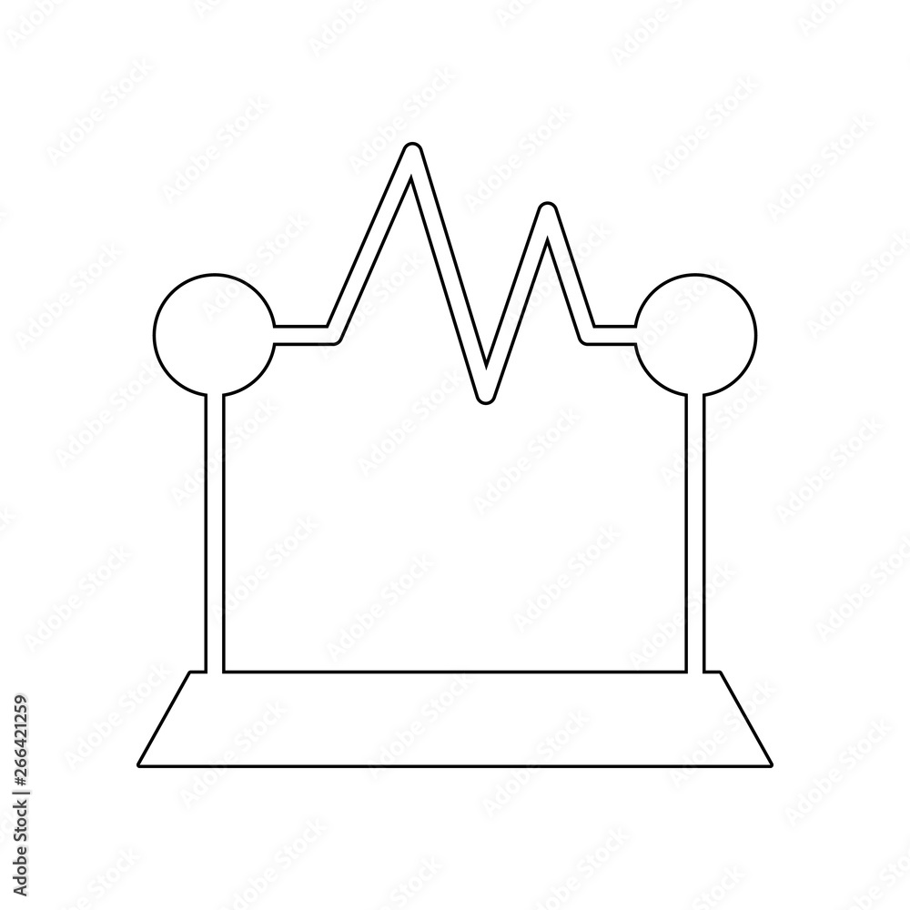Aufkleber electricity icon. element of web for mobile concept and web apps icon. outline, thin line icon for w