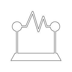 electricity icon. Element of web for mobile concept and web apps icon. Outline, thin line icon for website design and development, app development